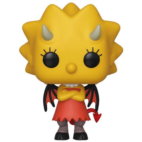 Funko Pop Figura In Vinile: Animazione: Simpsons Lisa Come Devil Collezione Multicolore 39721 - Foto 2
