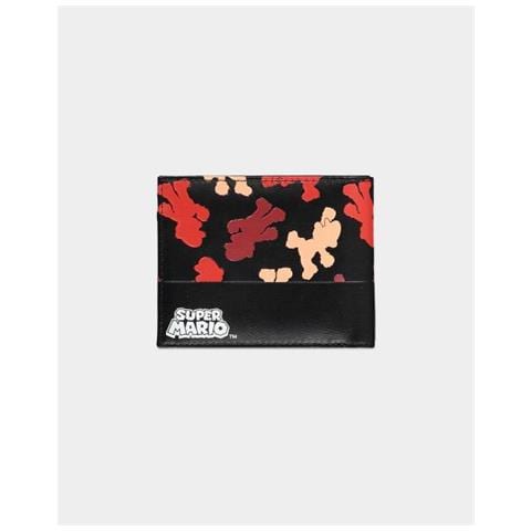 Super Mario Portafoglio Maschio Nero (Super Mario Bros. Mario Colour Silhouette All-over Print Bi-fold Wallet, Male, Black [ mw348383ntn])  - Foto 2