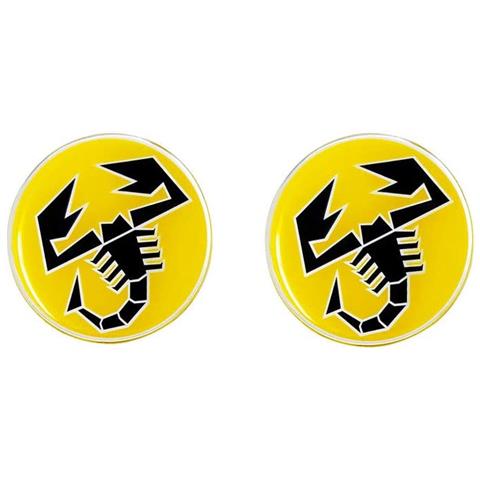 Adesivo 3d Ufficiale Scorpione, Giallo, Diametro 21 Mm, 2 Pezzi - Foto 1