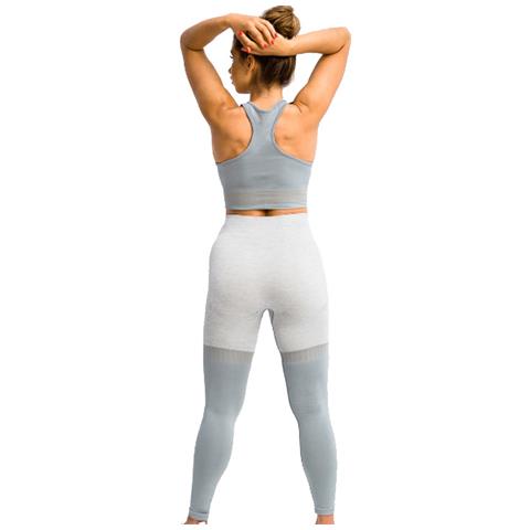 Leggins Stripes, Donna, Grigio, Ghette, Numero: L Eu - Foto 3