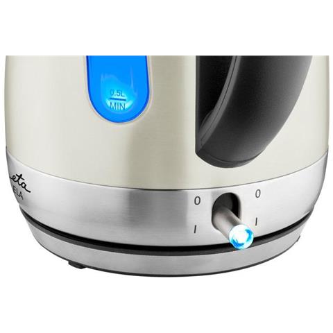 Bollitore Ela 859890070 Standard, 2100 W, 1,7 L, Acciaio Inossidabile, Base Girevole A 360°, Crema - Foto 15