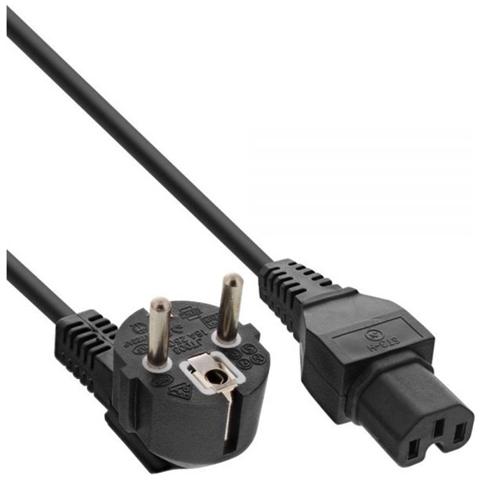 Cavo di Alimentazione Elettrica Da Connettore Nero M / F 1 m 16810C - Foto 1