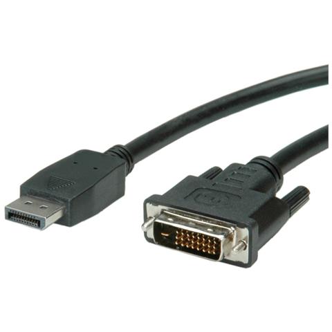 DisplayPort Cable, DP-DVI (24+1) , LSOH, M / M 5 m - Foto 1