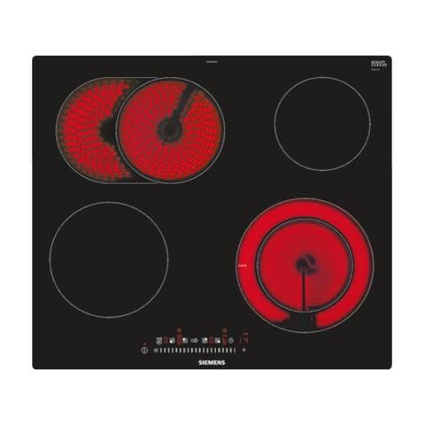 Piano Cottura ET601FNP1E Elettrico 4 Zone Cottura da 60 cm Vetroceramica Nero /Inox - Foto 1