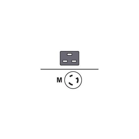 Power cord IEC320 C19 -> US NEMA L6-20p - Foto 1