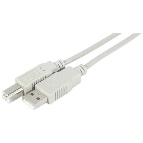 Connect 4938 3m USB A USB B Bianco cavo USB - Foto 1