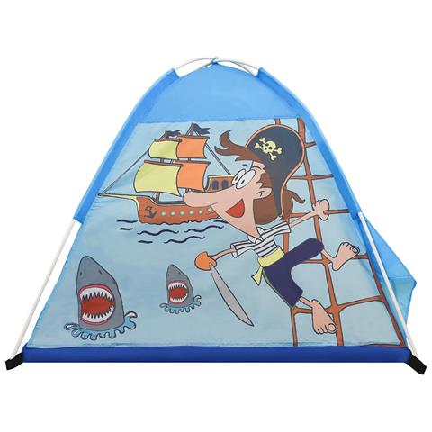 Tenda Da Gioco Per Bambini Blu Con 250 Palline 120x120x90 Cm - Foto 10