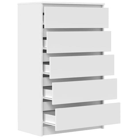 Cassettiera Bianca 60x36x103 Cm In Legno Multistrato - Foto 2