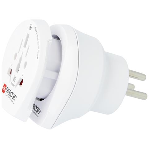 Combo World to Israel adattatore per presa di corrente Bianco - Foto 2