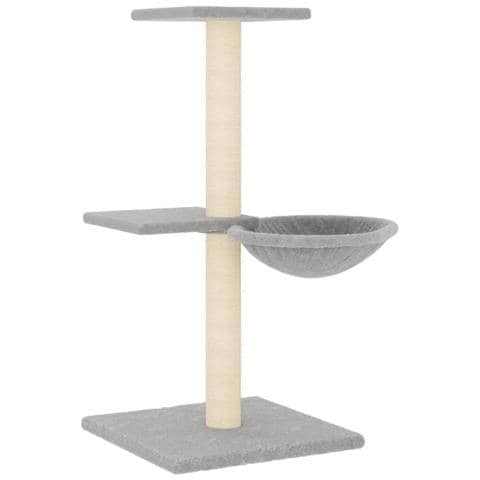 Albero Per Gatti Con Tiragraffi In Sisal Grigio Chiaro 72 Cm - Foto 1