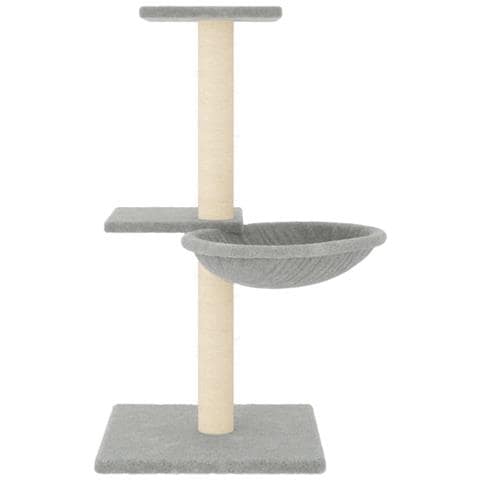 Albero Per Gatti Con Tiragraffi In Sisal Grigio Chiaro 72 Cm - Foto 2