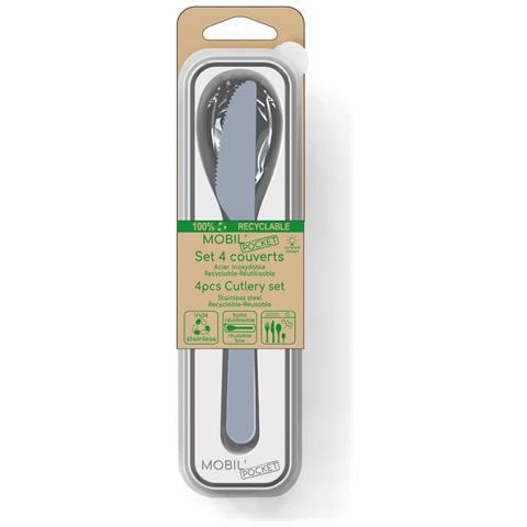 Set Di Posate Mobil Metallo Acciaio (18 Cm) (4 Pcs) - Foto 1