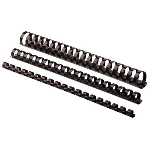 Spirali 50 Unità Rilegatura Nero 38 Mm Pvc - Foto 2