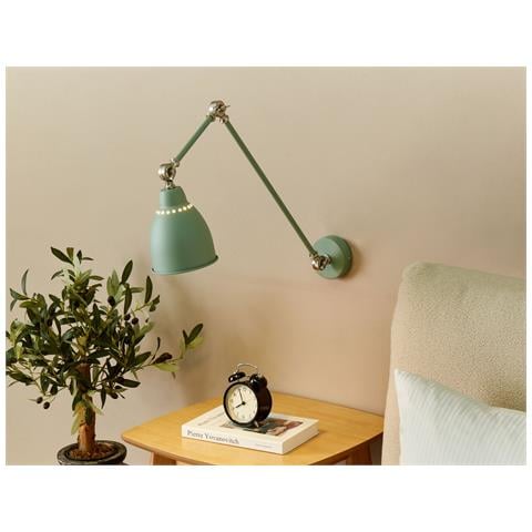 Lampada Da Parete Metallo Verde Chiaro Mississippi - Foto 1