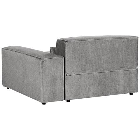 Chaise Longue Versione Sinistra Hellnar Tessuto Grigio - Foto 2
