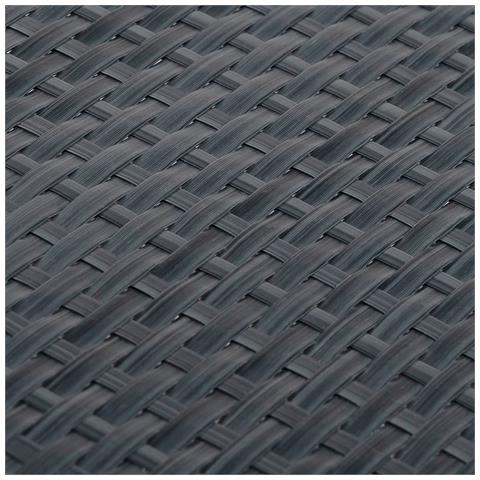 Schermi Da Balcone 5 Pz Antracite 255x19 Cm Polyrattan - Foto 2