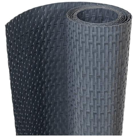 Schermi Da Balcone 5 Pz Antracite 255x19 Cm Polyrattan - Foto 1