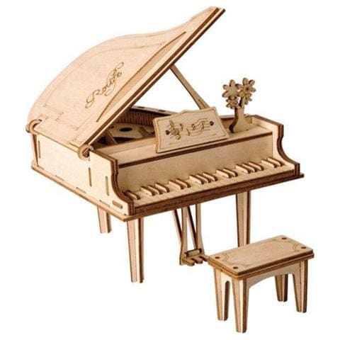 Puzzle 3d In Legno | Pianoforte A Coda - Foto 1