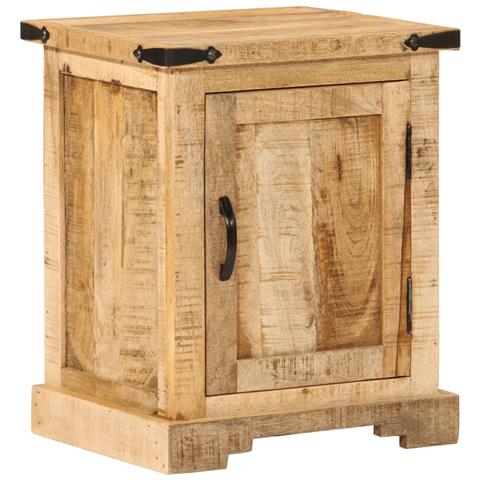 Comodino 40x35x50 Cm In Legno Massello Di Mango - Foto 1