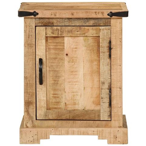 Comodino 40x35x50 Cm In Legno Massello Di Mango - Foto 2