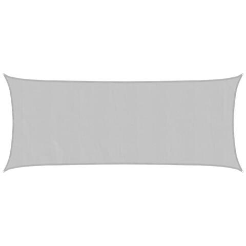 Vela Parasole Grigio Chiaro 4,5x2 M 100% Poliestere Oxford - Foto 1