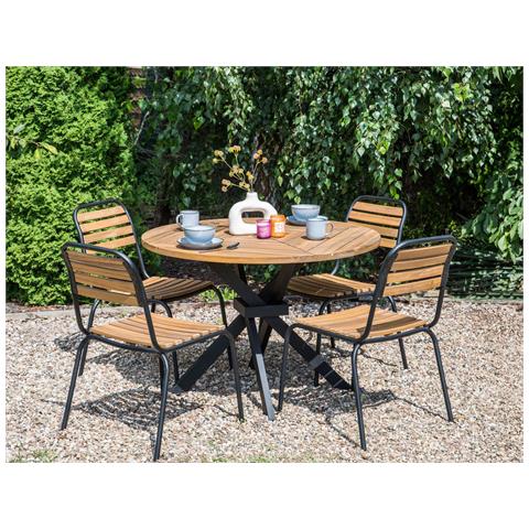 Tavolo Da Giardino Legno Legno Chiaro Lissone - Foto 1