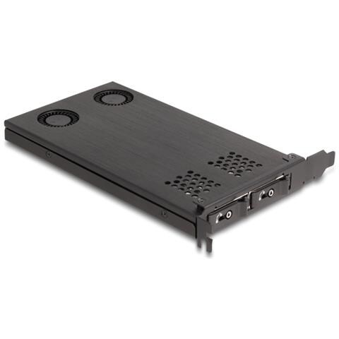 Scheda Mobile Rack per 2 x M. 2 NVMe Interfaccia PCI Express x16 - Foto 1