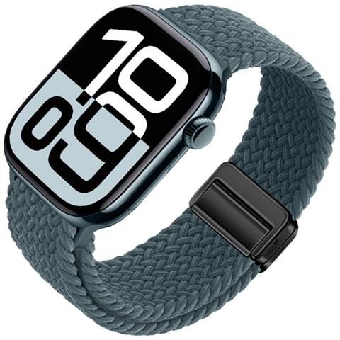 Cinturino Starlight In Nylon Intrecciato Per Apple Watch Darkgreen S - Foto 2