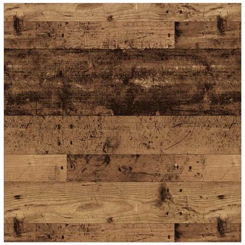 Tavolino da Salotto con Cassetti Legno Antico 100x100x40 cm - Foto 2