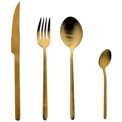 Set Di Posate Dorate Da 16 Pezzi - Na020890x40047 - Foto 1