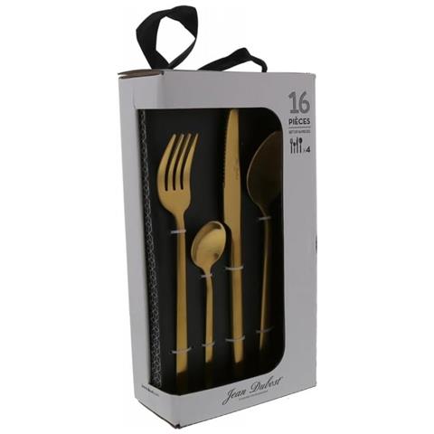 Set Di Posate Dorate Da 16 Pezzi - Na020890x40047 - Foto 2