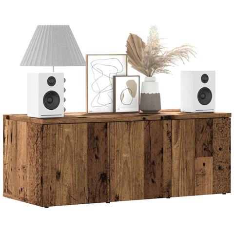 Mobile Porta Tv Legno Vecchio 80x34x30 Cm In Legno Multistrato - Foto 1