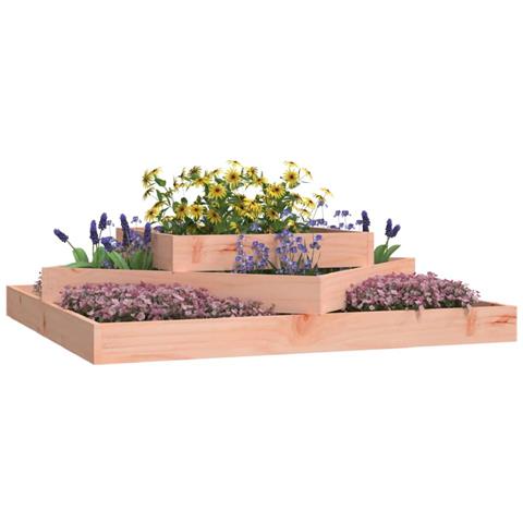 Fioriera 112x112x27 Cm In Legno Massello Di Douglas - Foto 3