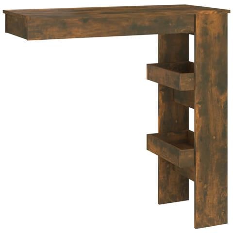 Bancone Da Muro Rovere Fumo 102x45x103,5 Cm Legno Multistrato - Foto 1