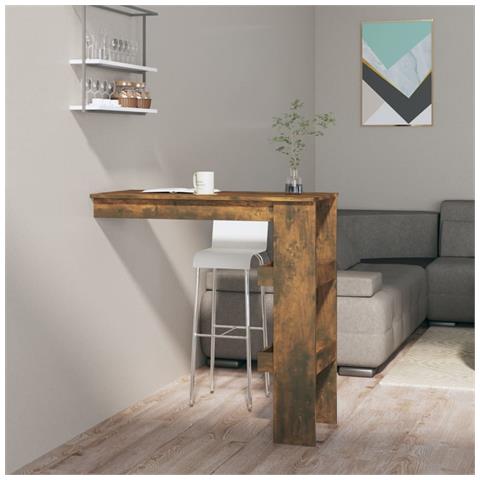 Bancone Da Muro Rovere Fumo 102x45x103,5 Cm Legno Multistrato - Foto 8