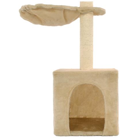 Lusso Casadino -  Albero Per Gatti Con Tiragraffi In Sisal 105 Cm Beige - Foto 5