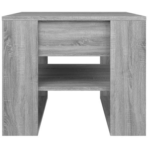Lusso Casadino -  Tavolino Salotto Grigio Sonoma 55,5x55x45 Cm Legno Multistrato - Foto 2