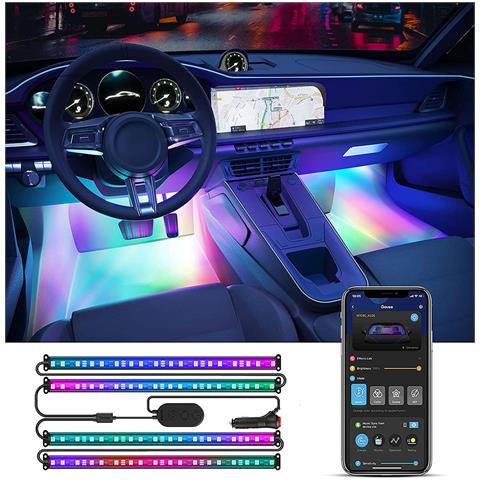 RGBIC Interior Car Lights Striscia LED intelligente Bluetooth - Foto 2