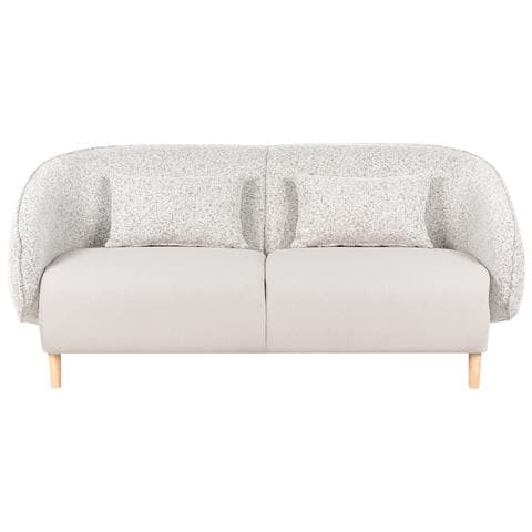 Divano Umea Tessuto Beige Chiaro - Foto 8