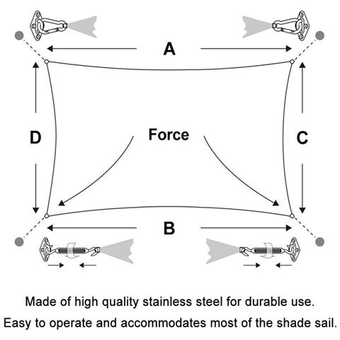 Vela Parasole Con Protezione Uv Al 95% Grey - Foto 2