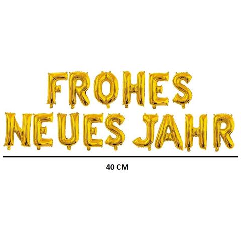 Set Di Palloncini Per Capodanno Xxl 72 Pezzi Decorazioni Oro - Foto 4
