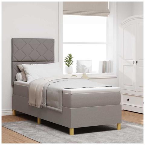 Letto a molle con materasso Talpa 80 x 200 cm Tessuto - Foto 2
