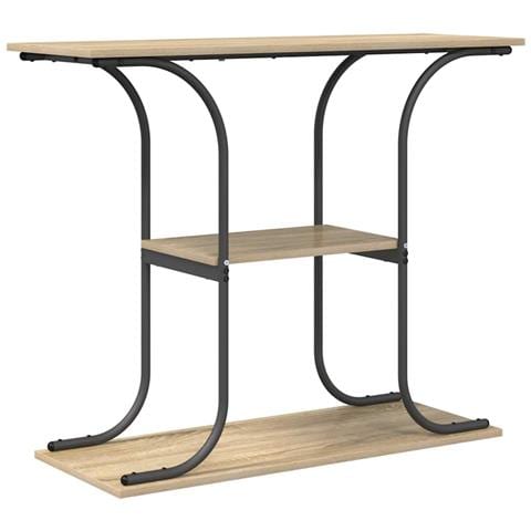 Tavolo consolle rovere sonoma 101 x 35 x 80.5 cm - Foto 1
