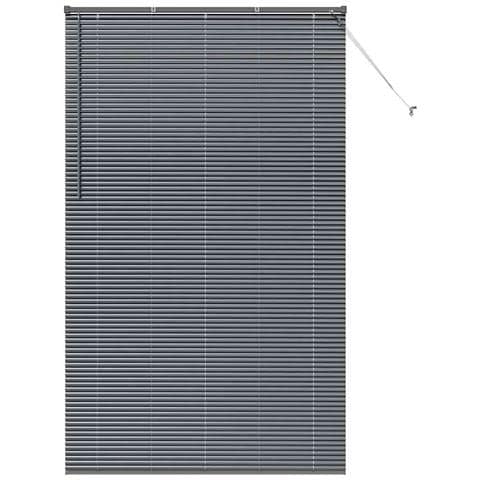 Tenda per Finestra con tende Manuale Grigio scuro Alluminio - Foto 1