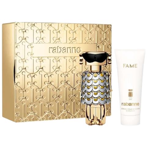 Set Paco Rabanne: Fame, Hydrating, Body Lotion, 100 Ml + Fame, Eau De Parfum, For Women, 80 Ml - Foto 1