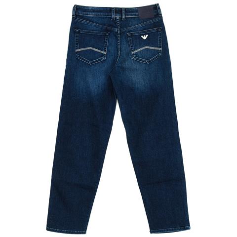 Pantaloni Lunghi In Denim Effetto Consumato 6y5j90-5d25z Donna - Foto 2