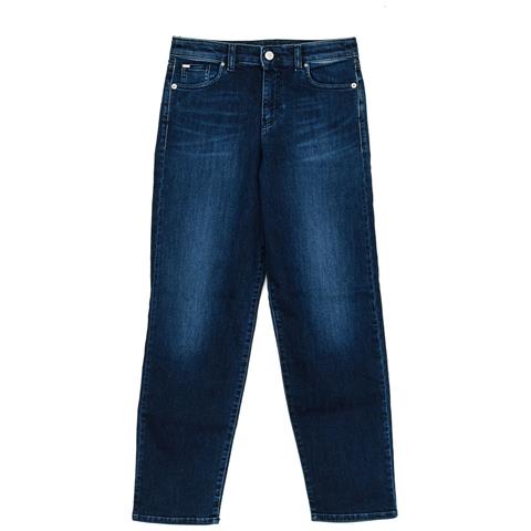 Pantaloni Lunghi In Denim Effetto Consumato 6y5j90-5d25z Donna - Foto 1