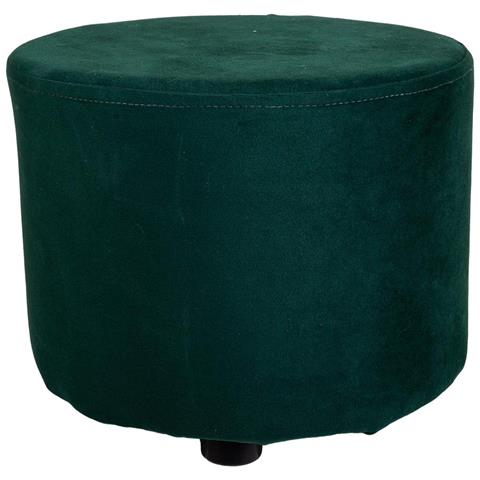 Sgabello In Legno Rivestito Verde 30x24h - Foto 1