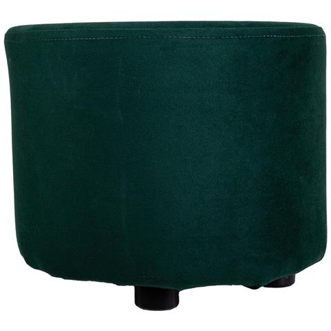 Sgabello In Legno Rivestito Verde 30x24h - Foto 2