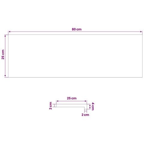 Tappeti per scale 2 pz 80 x 25 x 2 cm Marrone - Foto 7